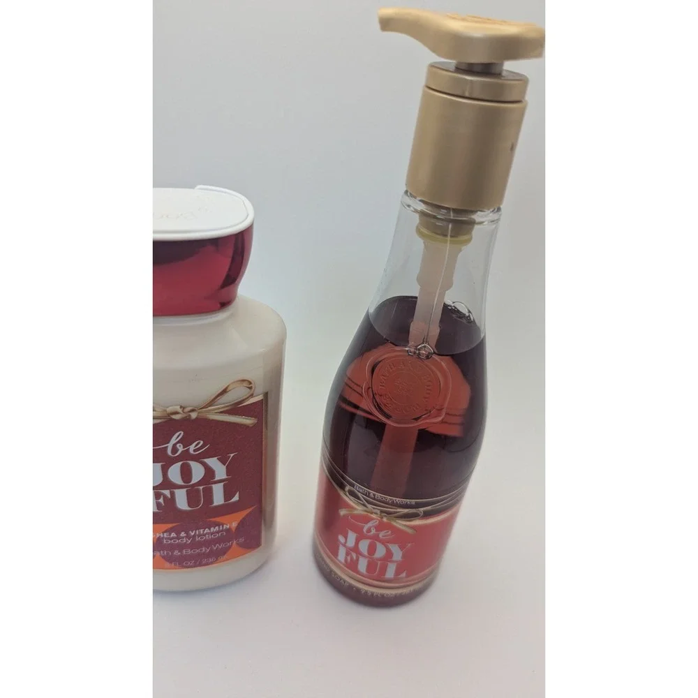 Bath & Body Works Be Joyful Body Lotion and Hand Soap Set Clementine Mango 2pc